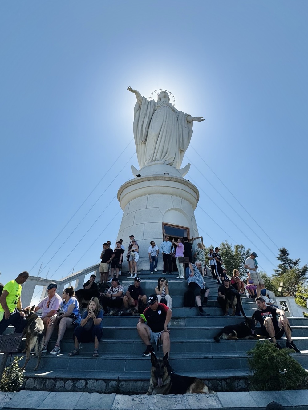 Mother Mary on the hill