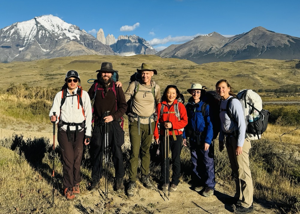 Our group starting the hike