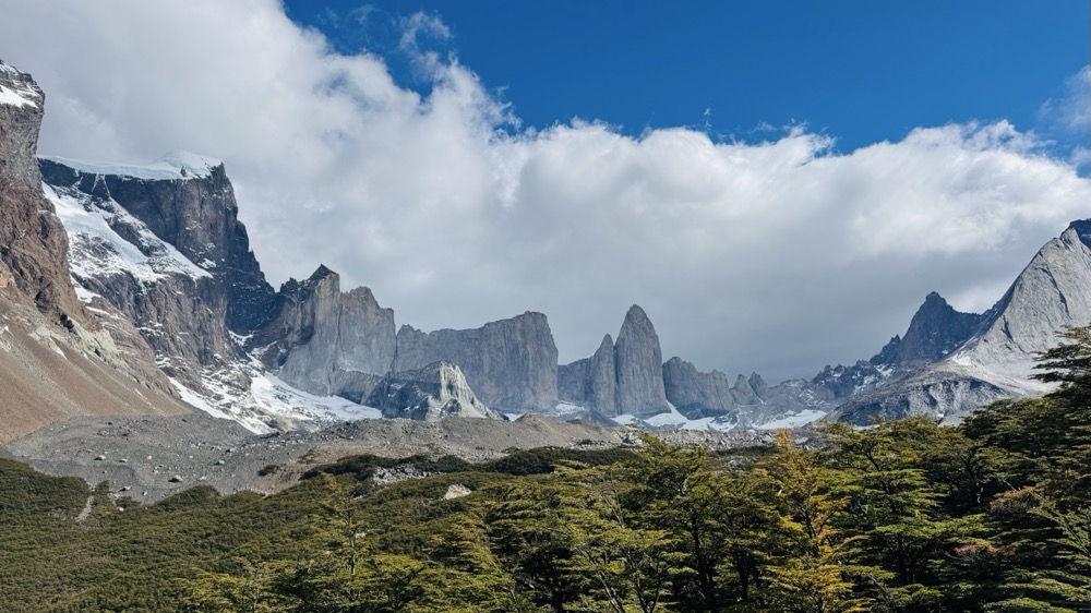 View to the south at Mirador Británico