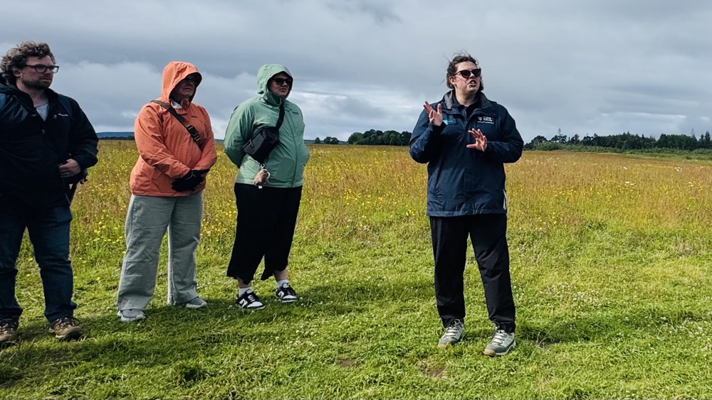 Our excellent battlefield tour guide