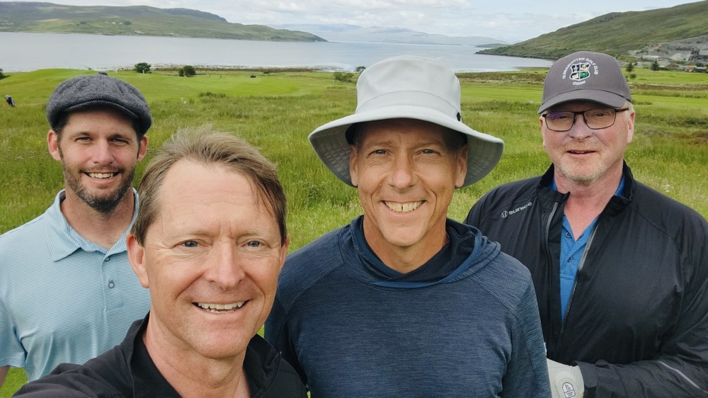 Our golfing foursome