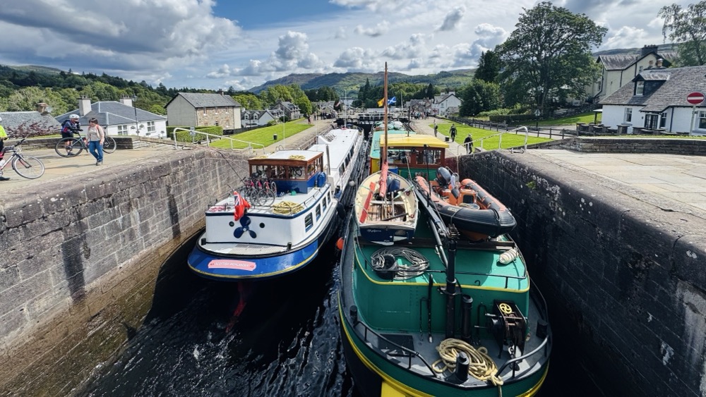 The locks at Fort Augustus