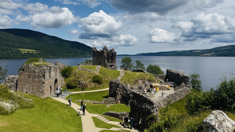 Urquhart Castle on Loch Ness