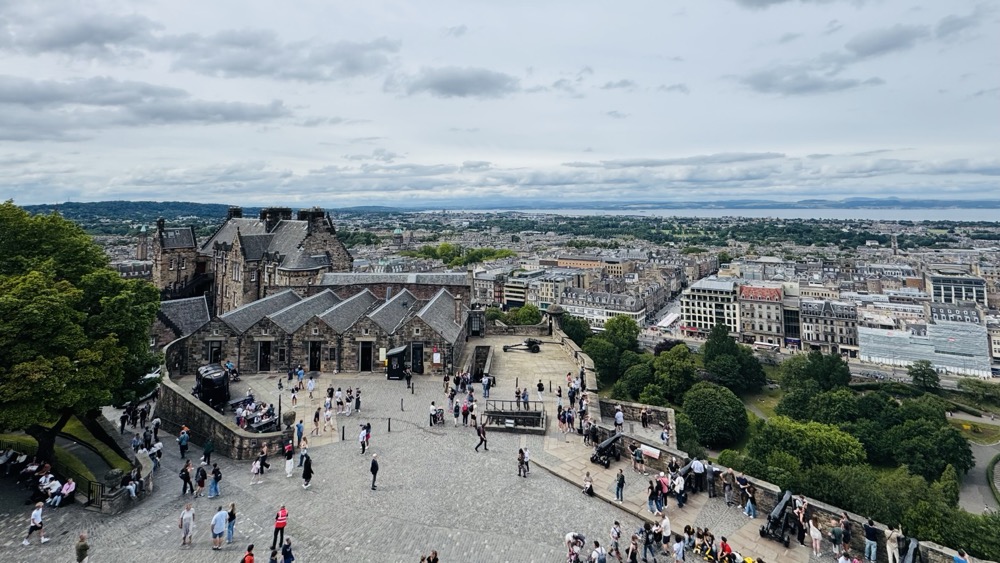 View from the Edinburgh Castle