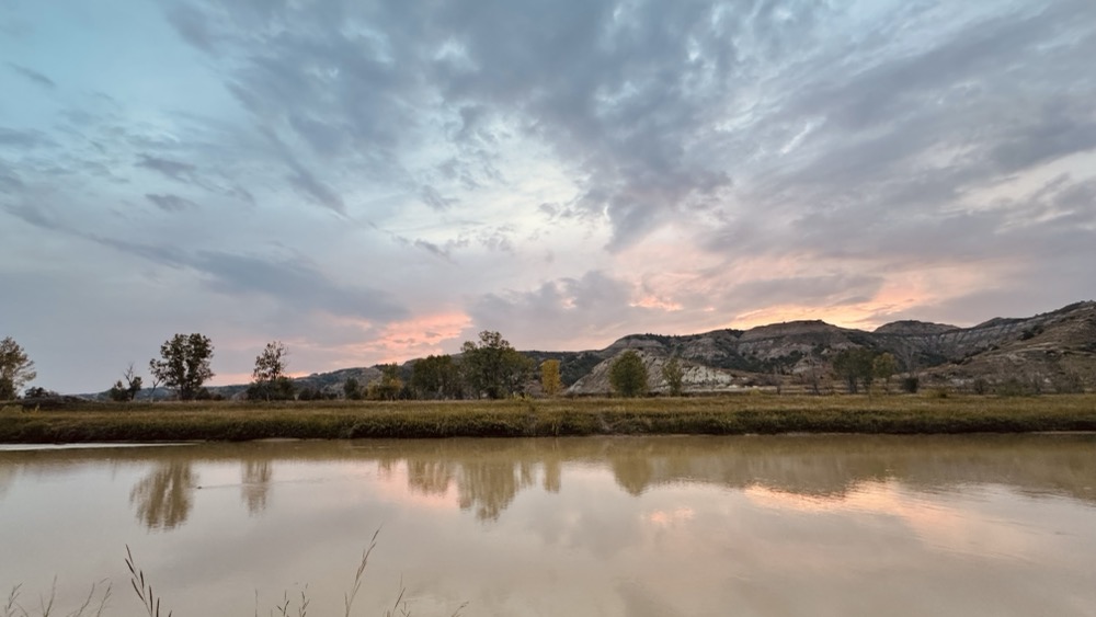 View of the Little Missouri near our campsite