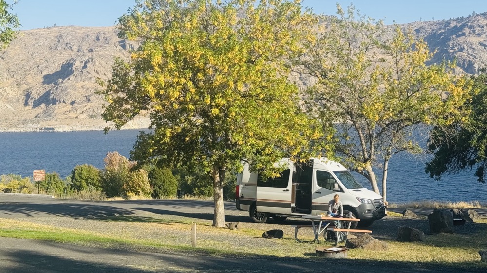 Camped near Lake Roosevelt