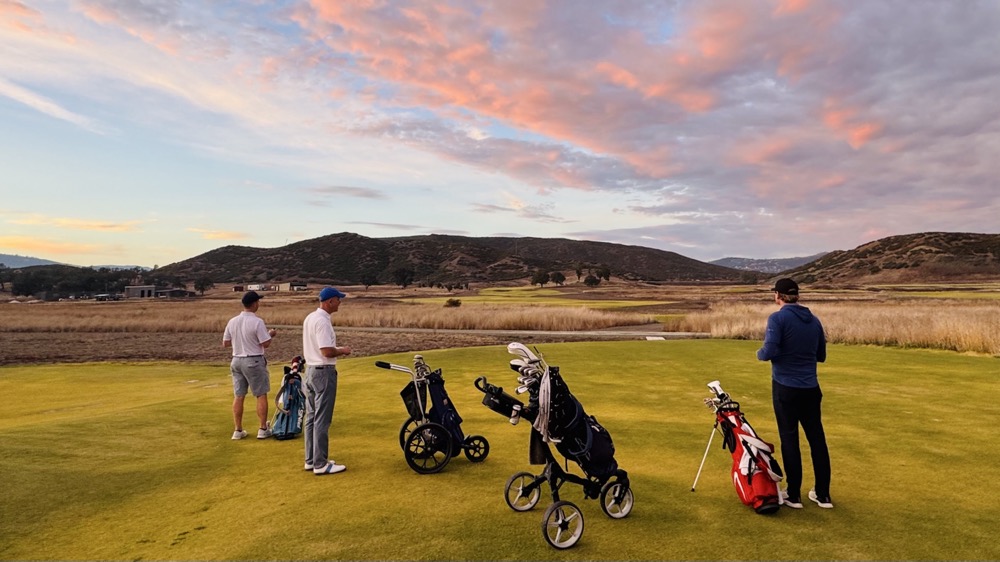 Evening practice round