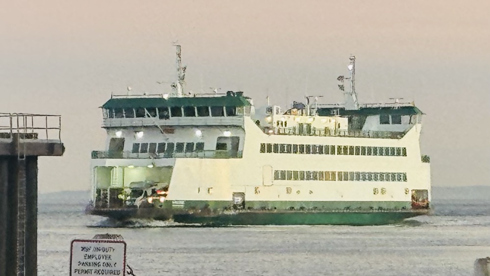 Our ferry to the peninsula