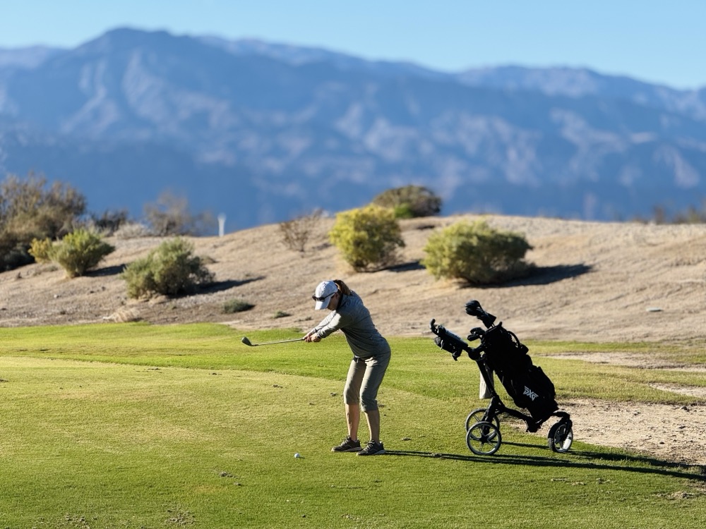 Golfing at Furnace Creek