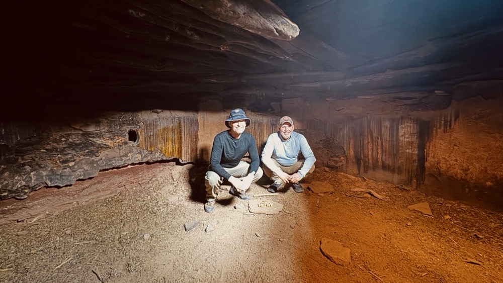 Jim and Mike in Perfect Kiva