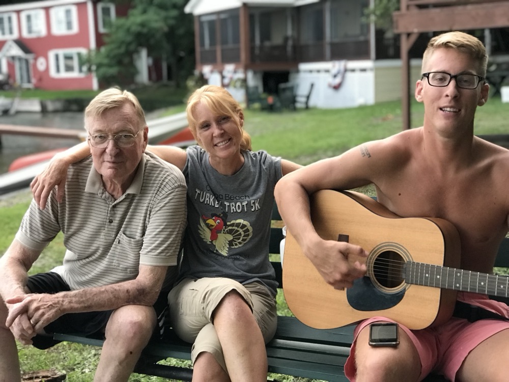 Around the campfire with Jerry, Julie, and Matthew