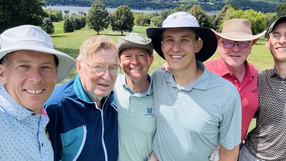 Our final golf outing with Jerry