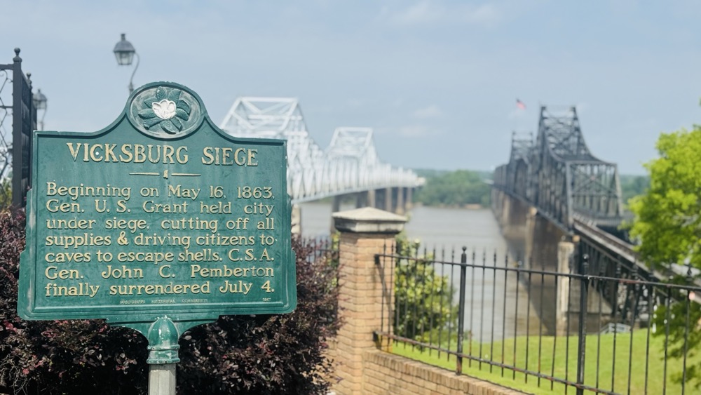 The bridges at Vicksburg MS