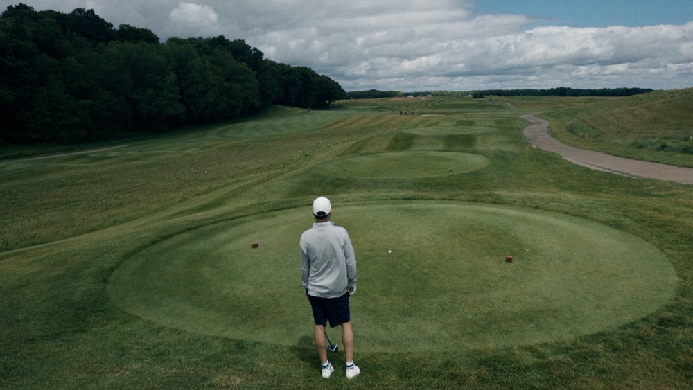 Teeing off at Calderone
