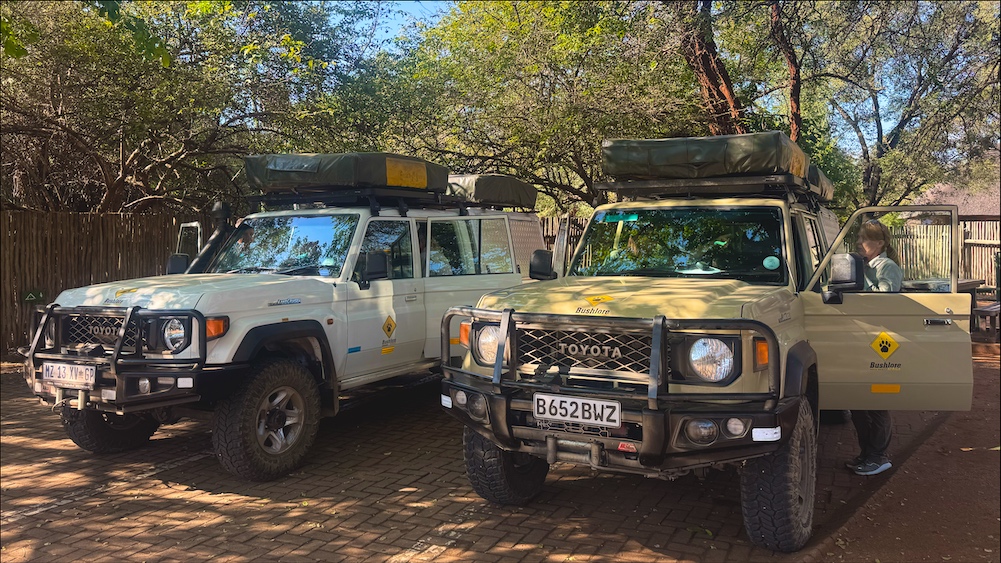 Ready to roll on the Lebombo Trail