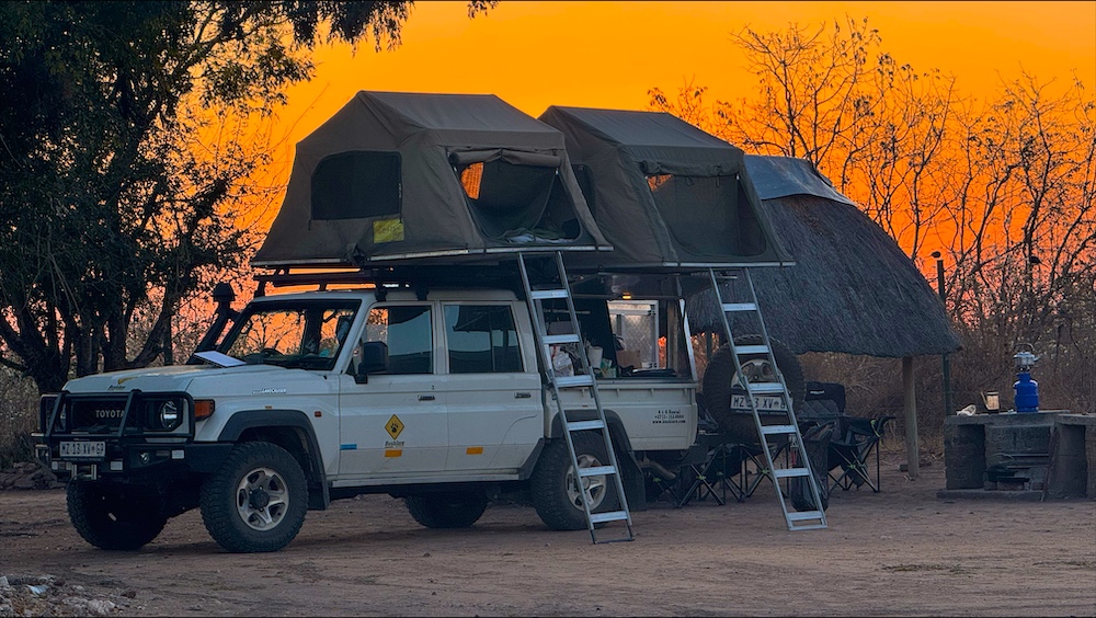 Camp at Masuma Dam