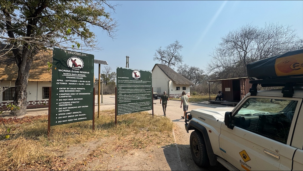 Moremi entrance at North Gate