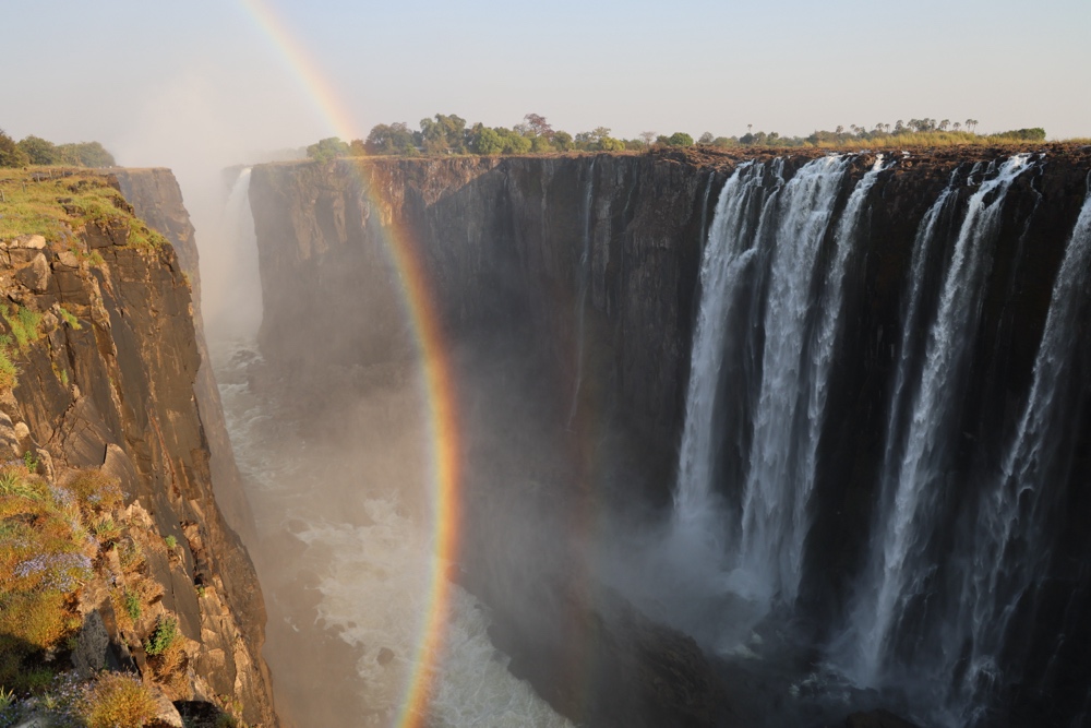 Rainbow at Victoria Falls