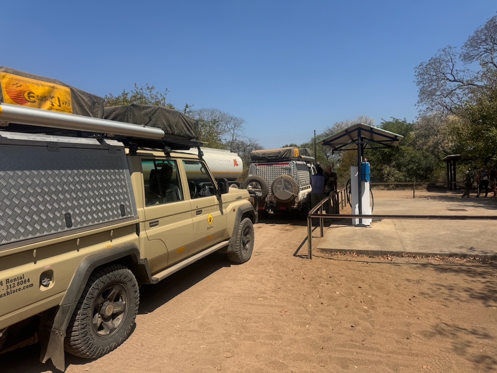 Refueling at Chipinda