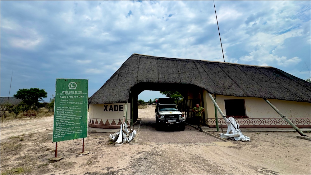Xade gate at CKGR
