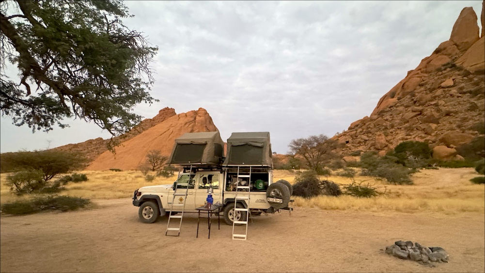 Camp at Spitzkoppe