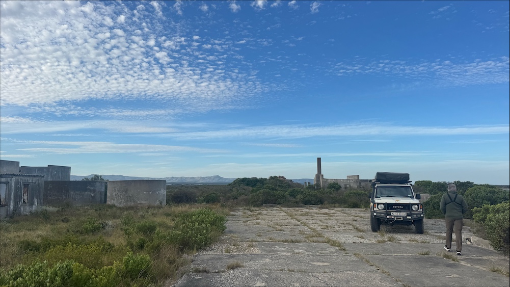 Exploring the old salt pans at Agulhas NP